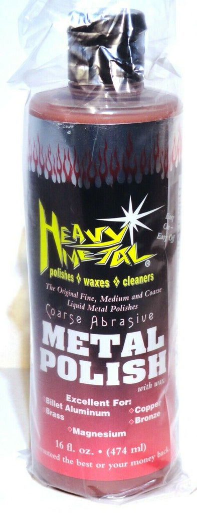 Polish Red Coarse Abrasive for Aluminum Brass Rust Stains Tar 16 Ounce GG#98262