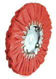 GG Treated Airway Buffing Wheel Red 5/8" Center 16 Ply Cutting Stainless #98151