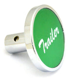 UP Trailer Knob Short Pin Mount for Peterbilt Green Aluminum Sticker #23274