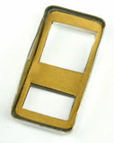 Woody's Rocker Switch Trim for Western Star Driving Light Stainless Etched WS-39