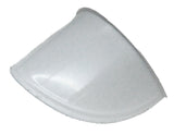 7” Round Headlight Visor Extended Depth Stainless 5-1/8” Deep Visor UP#10531
