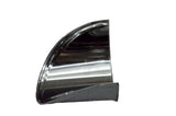 7” Round Headlight Visor Extended Depth Stainless 5-1/8” Deep Visor UP#10531