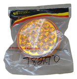 GG LED Light 4" Pearl Amber Lens 24 LEDs Park Turn Clearance Plastic #78270 Each