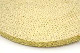 Sisal & Muslin Buffing Wheel for Secondary Polishing 5/8” Arbor 11 Ply UP#90027