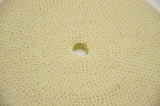 Sisal & Muslin Buffing Wheel for Secondary Polishing 5/8” Arbor 11 Ply UP#90027