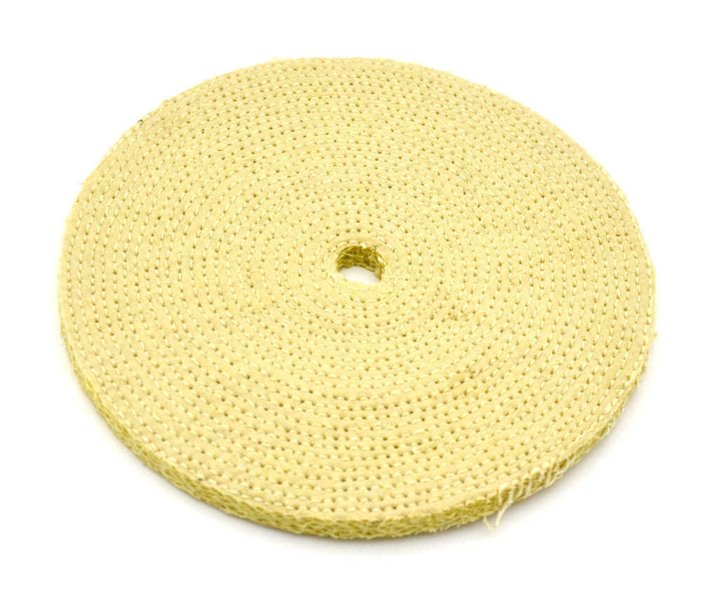 Sisal & Muslin Buffing Wheel for Secondary Polishing 5/8” Arbor 11 Ply UP#90027