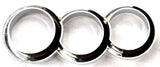 Trio Gauge Cover for 579 Peterbilt 2010-16 Left Vertical Chrome Plastic UP#41754