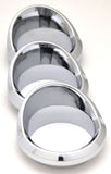 Trio Gauge Cover for 579 Peterbilt 2010-16 Left Vertical Chrome Plastic UP#41754