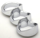 Trio Gauge Cover for 579 Peterbilt 2010-16 Left Vertical Chrome Plastic UP#41754