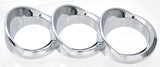 Trio Gauge Cover for 579 Peterbilt 2010-16 Right Vertical Chrome UP#41755