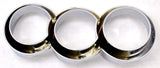 Trio Gauge Cover for 579 Peterbilt 2010-16 Right Vertical Chrome UP#41755