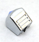 A/C Heater Slider Knobs Universal Fit Blue Jewel Plastic UP#42031 Set of 3