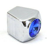 A/C Heater Slider Knobs Universal Fit Blue Jewel Plastic UP#42031 Set of 3