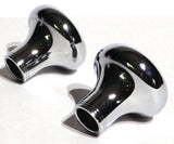 Tractor Tailer Parking Air Brake Knob Set Deluxe Screw-On Dark Purple Jewels