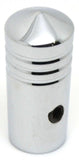 Peterbilt Toggle Switch Extensions Mini Cone Pointed Chrome Aluminum 1"-3 Pcs