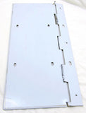 Stainless License Plate Holder Piano Hinge 18-1/4" x 7-1/4" Swing Mount UP21538