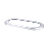 Light Bezel/Trim for 6.5" Oval Light Plain Stainless Steel 2 Screw UP20506 Each