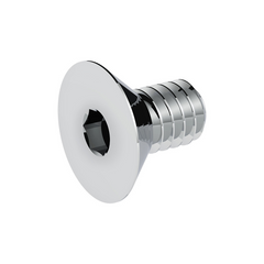 Window Crank Screw for Square Hole Crank Chrome 7/16" Tall UP24011 Set of 2