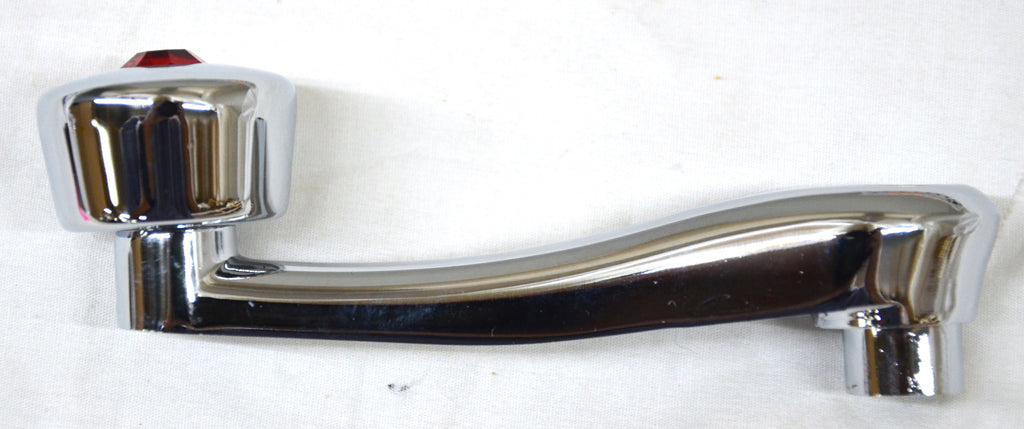 Window Crank for 3/8" Square Adapter Flat Top Red Plastic Jewel GG#54965 Each