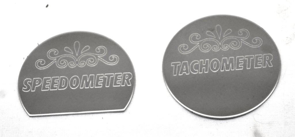 Gauge Emblem for Freightliner Speedometer & Tachometer Stainless Steel GG#68830