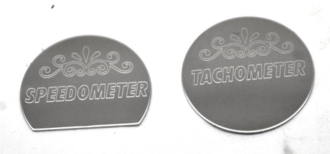 Gauge Emblem for Freightliner Speedometer & Tachometer Stainless Steel GG#68830