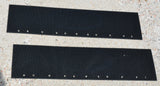 Quarter Fender Mud Flaps for Peterbilt 24x6 Black Blue Logo Rubber MPB-2406 Pair