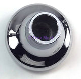 Tractor Air Valve Brake Knob Screw on Clear Jewel Chrome Body
