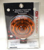 RoadPro RP3802/40LC 4" LED Double-Face Stop/Turn Light 20 LED per Side Red/Amber