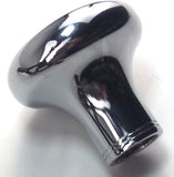 Tractor Air Valve Brake Knob Screw on Clear Jewel Chrome Body