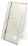 Stainless License Plate Holder Piano Hinge 18-1/4" x 7-1/4" Swing Mount UP21538