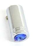 CB Radio Tune Knob for Cobra Radio Blue Jewel Chrome, 1/4" I.D. UP#21772-Pair