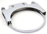 Cab Exhaust Bracket 5" U-Bolt Style with Tab for Peterbilt Chrome GG70451 Each