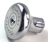 Tractor Air Valve Brake Knob Screw on Clear Jewel Chrome Body