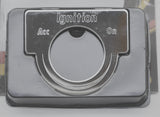 Switch Plate for Peterbilt Ignition Key Acc/On Stainless Block Letter GG#68628