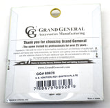 Switch Plate for Peterbilt Ignition Key Acc/On Stainless Block Letter GG#68628