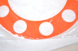 Wheel Protector Orange Plastic 10 Hole for Aluminum Wheel 1 7/8" Holes Each