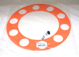 Wheel Protector Orange Plastic 10 Hole for Aluminum Wheel 1 7/8" Holes Each