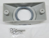 Light Bracket for 2" Round Light Surface Mount Gray W/ Grommet GG#82617 Each