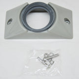 Light Bracket for 2" Round Light Surface Mount Gray W/ Grommet GG#82617 Each