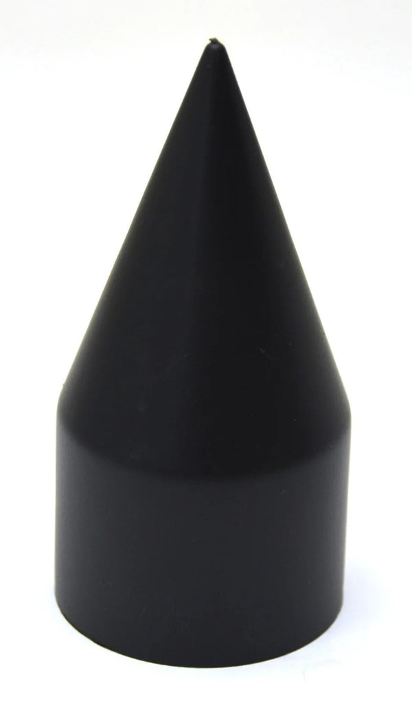 Lug Nut Covers 33mm Screw-On Spike Matte Black 4 1/8" Tall UP#10000-20 Pack