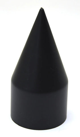 Lug Nut Covers 33mm Screw-On Spike Matte Black 4 1/8" Tall UP#10000-20 Pack