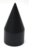 Lug Nut Covers 33mm Screw-On Spike Matte Black 4 1/8" Tall UP#10000-20 Pack