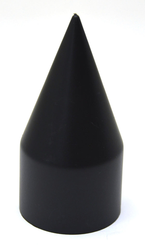 Lug Nut Covers 33mm Screw-On Spike Matte Black 4 1/8" Tall UP#10000-20 Pack