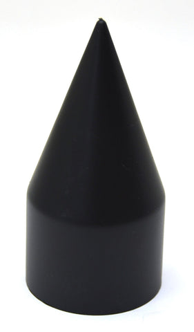 Lug Nut Covers 33mm Screw-On Spike Matte Black 4 1/8" Tall UP#10000-20 Pack