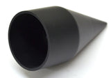 Lug Nut Covers 33mm Screw-On Spike Matte Black 4 1/8" Tall UP#10000-5 Pack
