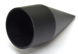 Lug Nut Covers 33mm Screw-On Spike Matte Black 4 1/8" Tall UP#10000-5 Pack