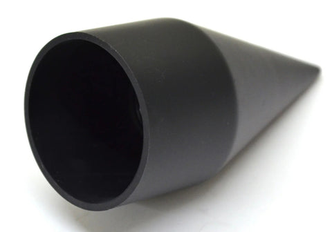 Lug Nut Covers 33mm Screw-On Spike Matte Black 4 1/8" Tall UP#10000-5 Pack