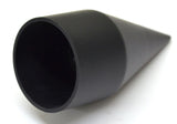 Lug Nut Covers 33mm Screw-On Spike Matte Black 4 1/8" Tall UP#10000-5 Pack