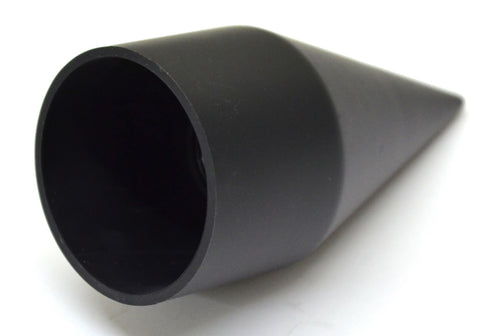 Lug Nut Covers 33mm Screw-On Spike Matte Black 4 1/8" Tall UP#10000-5 Pack
