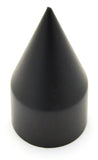Lug Nut Covers 33mm Screw-On Spike Matte Black 4 1/8" Tall UP#10000-5 Pack